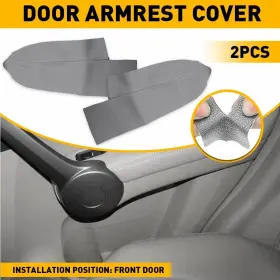 Oxilam Wwd-fsp-19320 For 2009-2015 Honda Pilot Front Right Left Gray Door Panel Armrest Cover Leather
