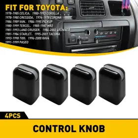 Oxilam Wwd-xld-85511 4x For Toyota Ac Control Knob Fan Heater Car Part Air Condition Auto Accessories