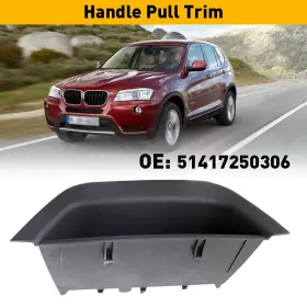 Oxilam Xpd-fsk-39841 1x Door Interior Inner Handle Pull Trim Black Fits Bmw X3 F25 And X4 F26 2011-2017