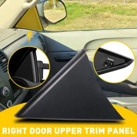 Oxilam Xpd-qmsb-59841 Passenger Interior Door Upper Trim Panel Right Fits 2007-2014 Gmc Yukon /xl 1500