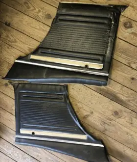 Parts Unlimited Interiors N63301 1969 Nova Ss - Custom Interior Rear Side Panels Pre-assembled 2 Door Black Parts Unlimited Interiors N63301 1969 Nova Ss - Custom Interior Rear Side Panels Pre-assembled 2 Door Black