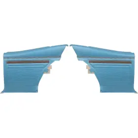 Parts Unlimited Interiors N63404 1971 Nova Ss Custom Interior Rear Side Panels Pre-assembled 2 Door Bright Parts Unlimited Interiors N63404 1971 Nova Ss Custom Interior Rear Side Panels Pre-assembled 2 Door Bright