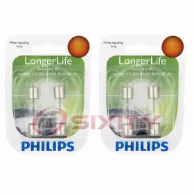 Philips Sx-7522 2 Pc Interior Door Light Bulbs For Oldsmobile 98 Delmont 88 Delta Wz Philips Sx-7522 2 Pc Interior Door Light Bulbs For Oldsmobile 98 Delmont 88 Delta Wz
