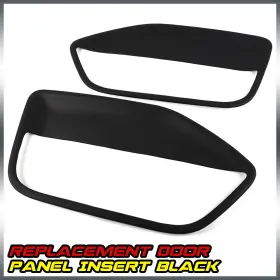 Pit66 Ult-1127-5 Fit For Ford Mustang 2005-2009 Interior Door Panel Insert Hard Cover Black Pair Pit66 Ult-1127-5 Fit For Ford Mustang 2005-2009 Interior Door Panel Insert Hard Cover Black Pair