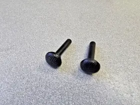 Porsche 111837187b Very Nice Pair Of Used Original Genuine 924 944 Door Lock Knobs Porsche 111837187b Very Nice Pair Of Used Original Genuine 924 944 Door Lock Knobs