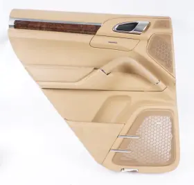 Porsche 7p5867211-24217 2011 - 2013 Cayenne Rear Door Panel Left Driver Beige