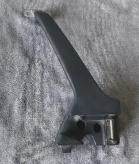 Porsche 91155509851 911 930 Black Leather Interior Door Pull Handle Passenger Side