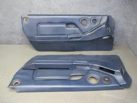 Porsche 92855508802 1984-1986 928 S Right And Left Side Interior Door Panel Cover Blue Set