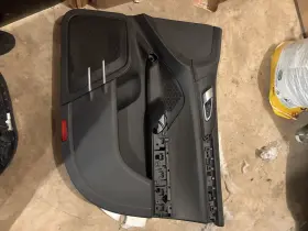 Porsche 95855520201dk4 2011-2018 Cayenne Right Passenger Side Black Front Door Trim Panel - Oem