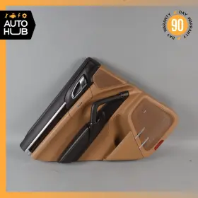 Porsche 95855530136 Cayenne 958 Turbo Rear Left Side Interior Door Panel Natur Leather Oem Porsche 95855530136 Cayenne 958 Turbo Rear Left Side Interior Door Panel Natur Leather Oem