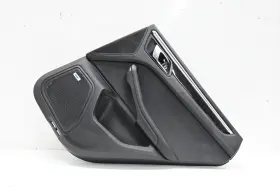 Porsche 95b867306afa11 15-18 Macan Rear Right Interior Door Card Panel Cover Black Lthr Oem
