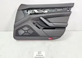 Porsche 97061265600 10-16 Oem Panamera S 970 Front Passenger Door Panel Leather Black