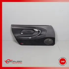 Porsche 99655522100 99-04 996 911 Carrera Left Driver Side Door Panel Leather Black Oem