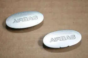 Porsche 99655562302v03 996 / 986 Boxster Door Panel Cover Cap Trim Silver Left Right Pair