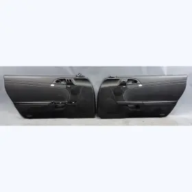 Porsche 997555201009l4 Damaged 2005-2012 987 Boxster Cayman Interior Door Panel Pair Black Oem