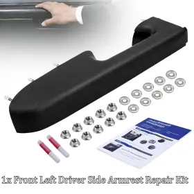 Qianghan 13001024 Front Left Driver Armrest Repair Kit For Chevy Silverado/gmc Sierra 2010-2014