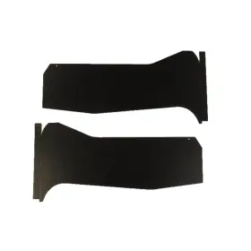 Rem Automotive Inc Cvl-mis-200 Rear Quarter Trim Panels For 64-67 Chevy Chevelle El Camino Panelboard Black 2pc