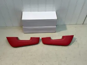 Reproduction B9a-6424140 New 1957-1966 Ford Truck F-100 F-250 F-350 Red Door Arm Rests Pair Reproduction B9a-6424140 New 1957-1966 Ford Truck F-100 F-250 F-350 Red Door Arm Rests Pair