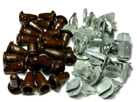 Retro-motive 1698 Metal Door Panel Trim Clips Plastic Plugs Gm Qty-25 Each 847 1550 #1698bbcc