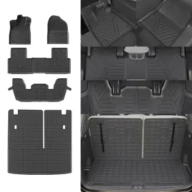 Rongtaod 750250670132 Floor Mats Compatible Honda Pilot 2023-2026 Trunk Cargo Mat Liner 2024