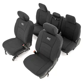 Rough Country 91029 Neoprene Seat Covers Ram 1500 2500 2009-2018 Waterproof Uv Resistant 2010-2018