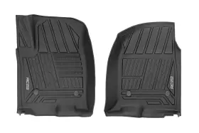 Rough Country Ff-2161 Flex Fit Front Floor Mats For Chevy Silverado And Gmc Sierra 1500/2500hd 3500hd