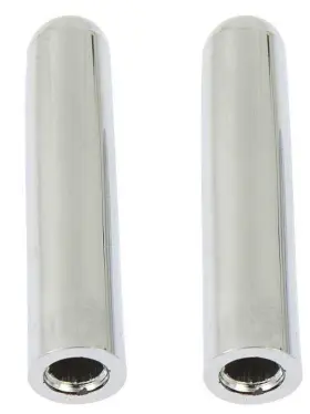 Rrp Fm110086 Chrome Door Lock Knobs For 1987-1996 Ford Bronco And 1987-1990 Ii