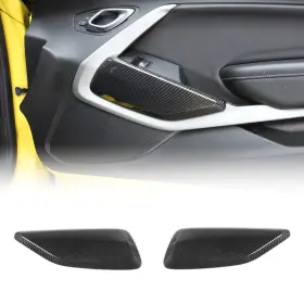 Rt-tcz Rt-cm-01 Rt-tcz Interior Door Panel Trim Cover Decoration Carbon Fiber Grain