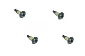 Rukse Jop-6504212k-4 Rear Liftgate Latch Bumper End Cap Torx Head Mounting Bolt Kit Fits Jeep Tj Wk