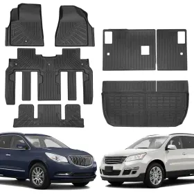 RYXLZ-09 RYSTARK Floor Mats Cargo Liner Chevy Buick Traverse RYXLZ-09 RYSTARK Floor Mats Cargo Liner Chevy Buick Traverse