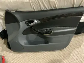 Saab 204.sa1r07 2004-2011 9-3 Sedan Right Hand Passenger Door Trim Panel Oem Grey Black Rh