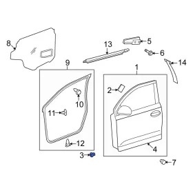 Scion Oe 67811aa040 For Xd 2008-2014 Front Door Panel Insulation Scion Oe 67811aa040 For Xd 2008-2014 Front Door Panel Insulation