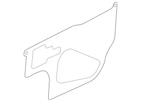 Subaru 61244sj030 2019-2024 Genuine Forester Left Rear Door Water Shield