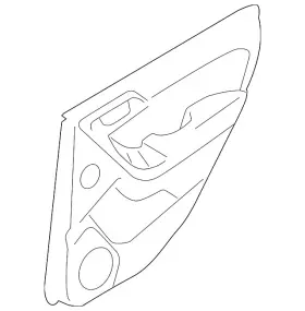 Subaru 94222sg500vi Genuine Door Trim Panel Subaru 94222sg500vi Genuine Door Trim Panel