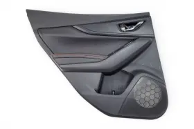 Subaru 94226-fl170-sj Crosstrek 18-23 Rear Door Panel Trim Left/driver Black/orange Stitching