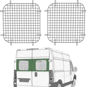 Suvwinner Suvc1775v01 2pcs Rear Window Safety Screens Fit For Ram Promaster Aluminum New Suvwinner Suvc1775v01 2pcs Rear Window Safety Screens Fit For Ram Promaster Aluminum New