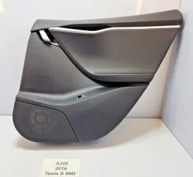 Tesla 1008105-52-l 12-20 Oem Model S Rear Right Passenger Interior Door Card Trim Panel