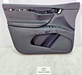 Tesla 1055327-22-l 2016-2020 Oem Model X Front Left Driver Side Door Panel Trim Black Note