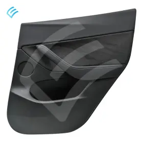 Tesla 1497297-91-b New Oem My Rear Rh Door Trim Assembly - Lh Drive Black