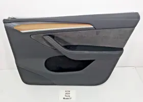 Tesla 2000295-00-b 2020-2024 Oem Model Y Front Right Passenger Leather Door Panel Card Trim