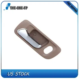 The-one-fp Th80238901f Front Inner Door Handle Left Driver Beige Housing &chrome Lever Fits Honda Sedan