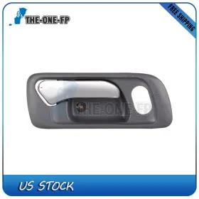 The-one-fp Th80239601f 1pc Door Handle For 98-02 Honda Accord Gray Interior Front Right Side