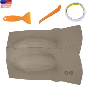 Topgearsltd 710359844681 Fit For Volkswagen Beetle 98-10 Beige Door Panel Insert Cards Leather Synthetic