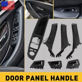 Topgearsltd 710414699737 7pcs Black Interior Door Handle Panel Cover Trim For Bmw 5 F10 F11 F18 2010-2016 Topgearsltd 710414699737 7pcs Black Interior Door Handle Panel Cover Trim For Bmw 5 F10 F11 F18 2010-2016