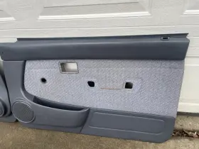 Toyota 204.to1896 1996 Tacoma Front Left/right Door Trim Panels Manual Cloth Grey Blue Toyota 204.to1896 1996 Tacoma Front Left/right Door Trim Panels Manual Cloth Grey Blue