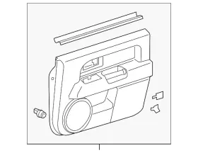 Toyota 67620-35b33-b6 Genuine Door Interior Trim Panel Toyota 67620-35b33-b6 Genuine Door Interior Trim Panel