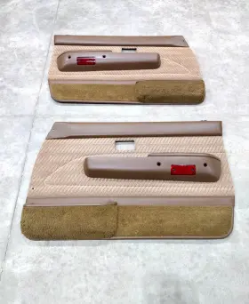 Toyota 6762035700b0 90-95 4runner Sr5 Front Door Panel Cards Armrest Set Left Right Brown Oem