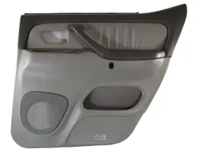 Toyota 67630-0c930-b0 2001-2007 Sequoia Right Passenger Side Rear Door Card Panel Gray Leather Toyota 67630-0c930-b0 2001-2007 Sequoia Right Passenger Side Rear Door Card Panel Gray Leather