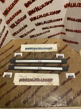 Toyota 67912-02060 Corolla Xrs Left Right Front Door Sill Scuff Plates 03-08 Oem Toyota 67912-02060 Corolla Xrs Left Right Front Door Sill Scuff Plates 03-08 Oem