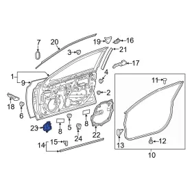 Toyota Oe 8796406020 For Camry 2018-2022 Front Left Door Access Cover